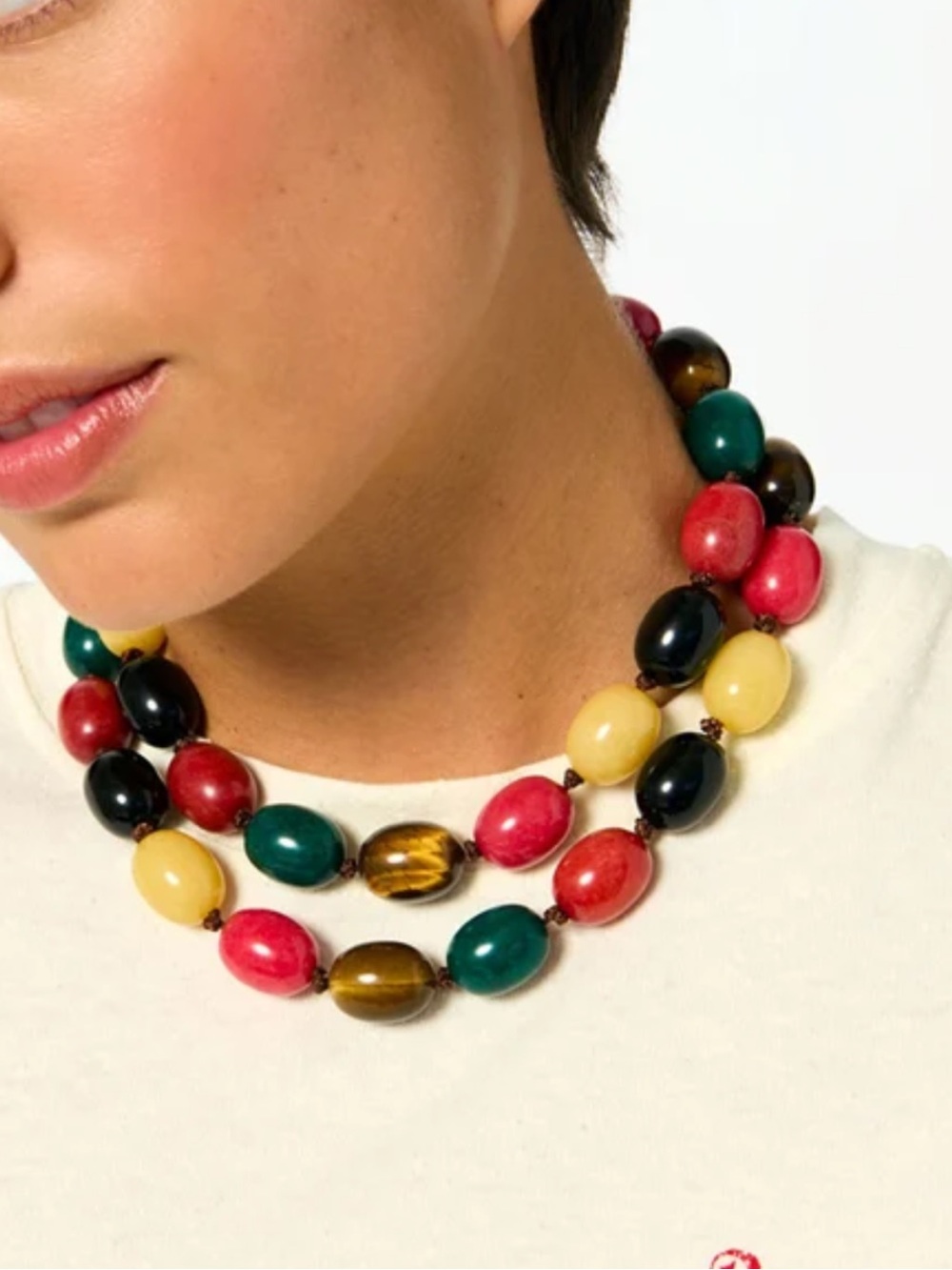 ROXANNE ASSOULIN The Multi Pebble Stone Necklace